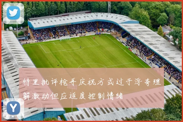 特里批评枪手庆祝方式过于浮夸理解激动但应适度控制情绪